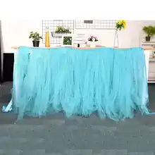 90x80 см, регулируемая юбка-пачка для дня рождения, юбка-пачка для стола, свадебное украшение душевой кабины, юбка для стола, Новинка