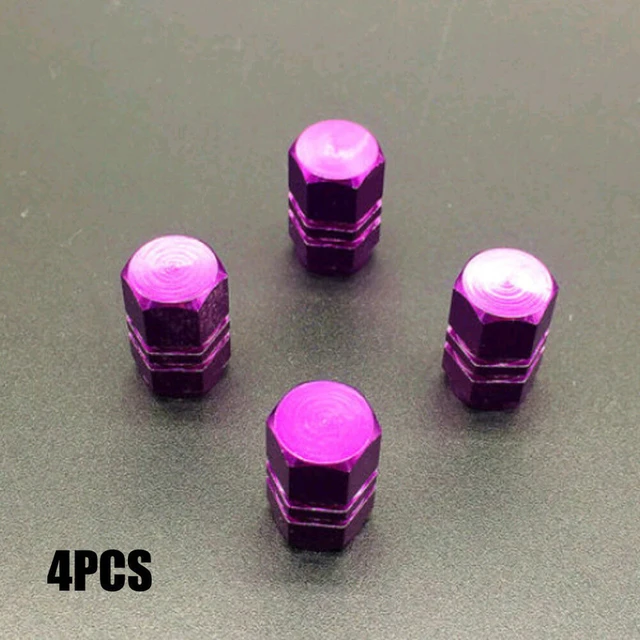 Bouchons de Valve de pneu en aluminium, 4 pièces, couvercle de tige de Valve  de pneu, couvercle universel de Valve de pneu pour camion, vélo, roues de  moteur de voiture - AliExpress