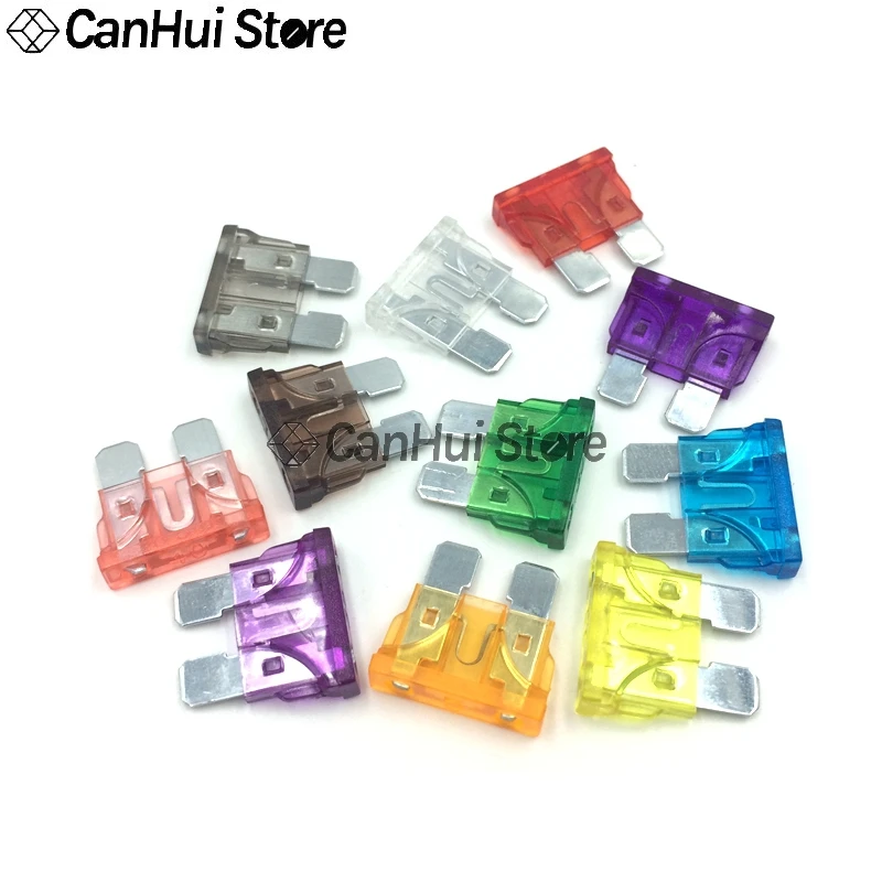Car Fuse Kit 10-20pcs Mini Small Medium Car Fuse 1A 2A 3A 5A 7.5A 10A 15A 20A 25A 30A 35A 40A 45A 50A Amp Clip Inser for Car Truck