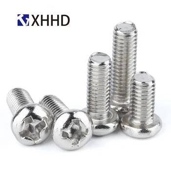 

M2 M2.5 M3 M4 Pan Head Machine Screw Phillips Cross Recessed Metric Thread Round Head Bolt Iron Steel Nickel Plated