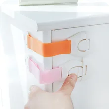 5 шт. замок для детской двери шкафа шкаф туалет безопасность Уход замок на холодильник ящик пластиковый замок Защита детей продукты безопасности