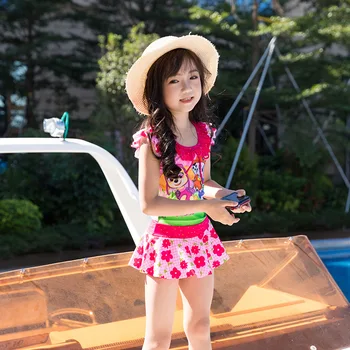

Children's Swimwear Baby Bikini 2019 For Children Rash Guard Kids Guards Girls Child Swimsuit Korean One Piece Swimsuits With