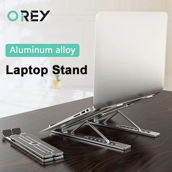 

Portable Laptop Stand Foldable Base Notebook Support Holder For Macbook Pro Tablet Aluminum Alloy Computer Cooling Stand Riser