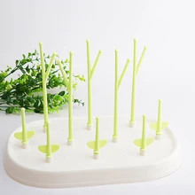 Сушилка для детских бутылочек, простая в форме дерева, сушилка для чистки, съемная сушилка, полезная детская чашка для молока, соска, держатель для соски