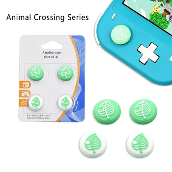 

4PCS Silicone Joystick Protective Cap For Nintend Switch NS Rocker One Piece Crown Joystick Grip Button Caps Cover Skin
