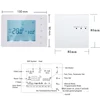 VANCOO-termostato inalámbrico RF para caldera de Gas de pared, programable, con baterías del controlador de temperatura ► Foto 2/6