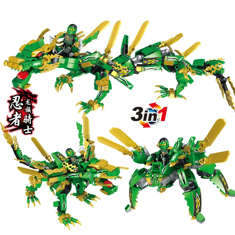 Phantom Ninjago Дракон рыцарь образование строительные блоки игрушки совместимы с Legoings