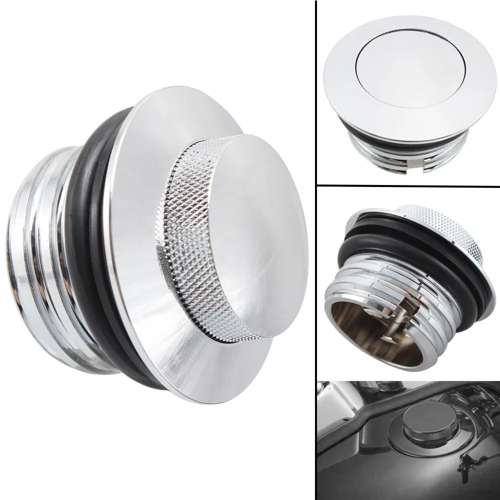 Motor Chrome Tekan Screw In Flush Mount 