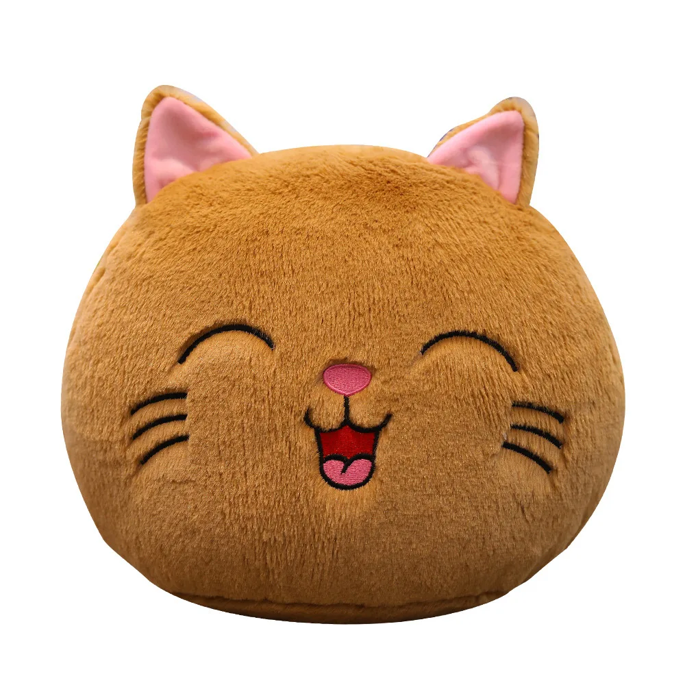 15 см Kawaii круглая кошка плюшевые игрушки мягкая Милая кукла милый кот шар мягкие