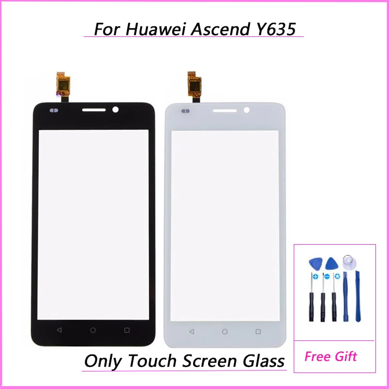 Передняя панель для Huawei Ascend Y635 Y635-L21 сенсорный экран Датчик дигитайзер ЖК-дисплей