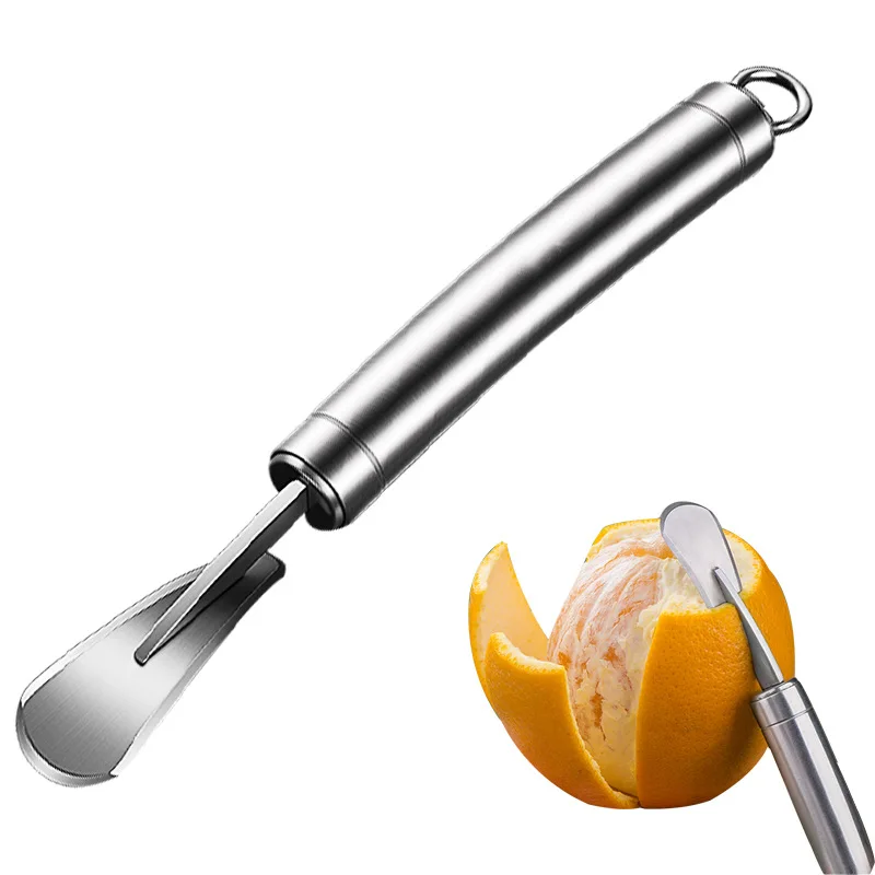 Holaroom – éplucheur d'orange créatif, outil pratique pour éplucher le  citron et le pamplemousse, ouvre-fruit en acier inoxydable, accessoires de