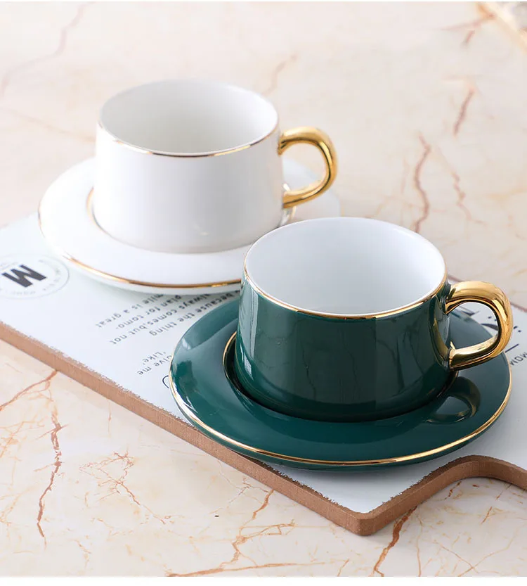 YeFine, европейская керамическая кофейная чашка, набор, креативная чашка с десертной тарелкой, для завтрака, молока, чашки для дома, кафе, офиса, Забавный фарфор