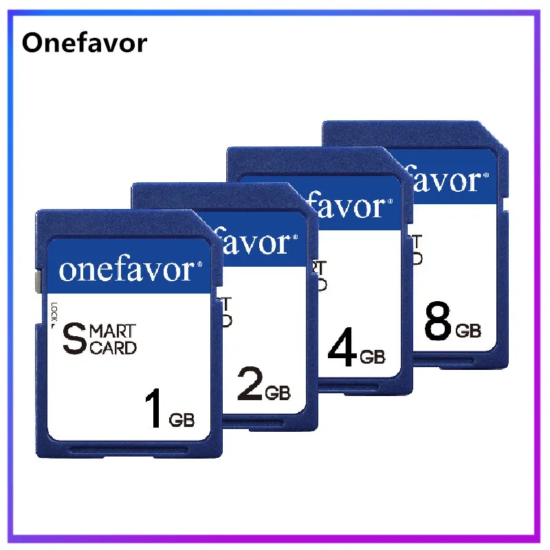 Акция! 5 шт./лот 1 Гб 2 ГБ 4 8 Onefavor sd-карта безопасная цифровая стандартная SD карта