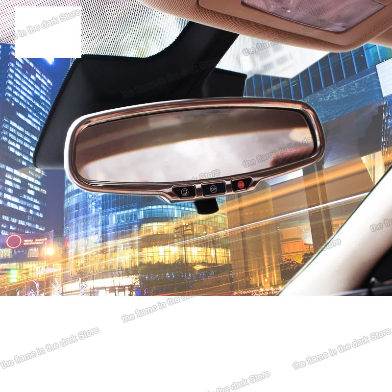 Lsrtw2017 нержавеющая сталь рамка заднего вида для салона автомобиля планки Buick Regal Opel