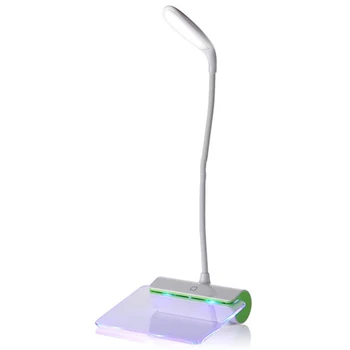 

Newest Design Rechargeable Desk Lamp LED Light with Message Board Contact Switch Best Gift for Students Kids Green