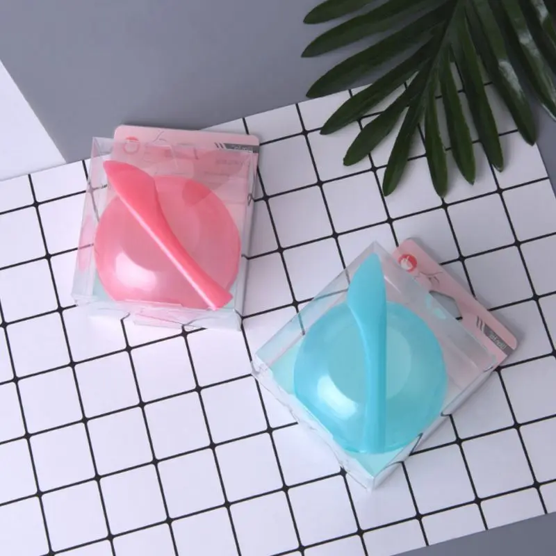Женская мода DIY емкость для косметических масок крем для лица в пластиковой упаковке ложка набор домашней красоты маска смесь чашка палка инструмент для макияжа F1FF