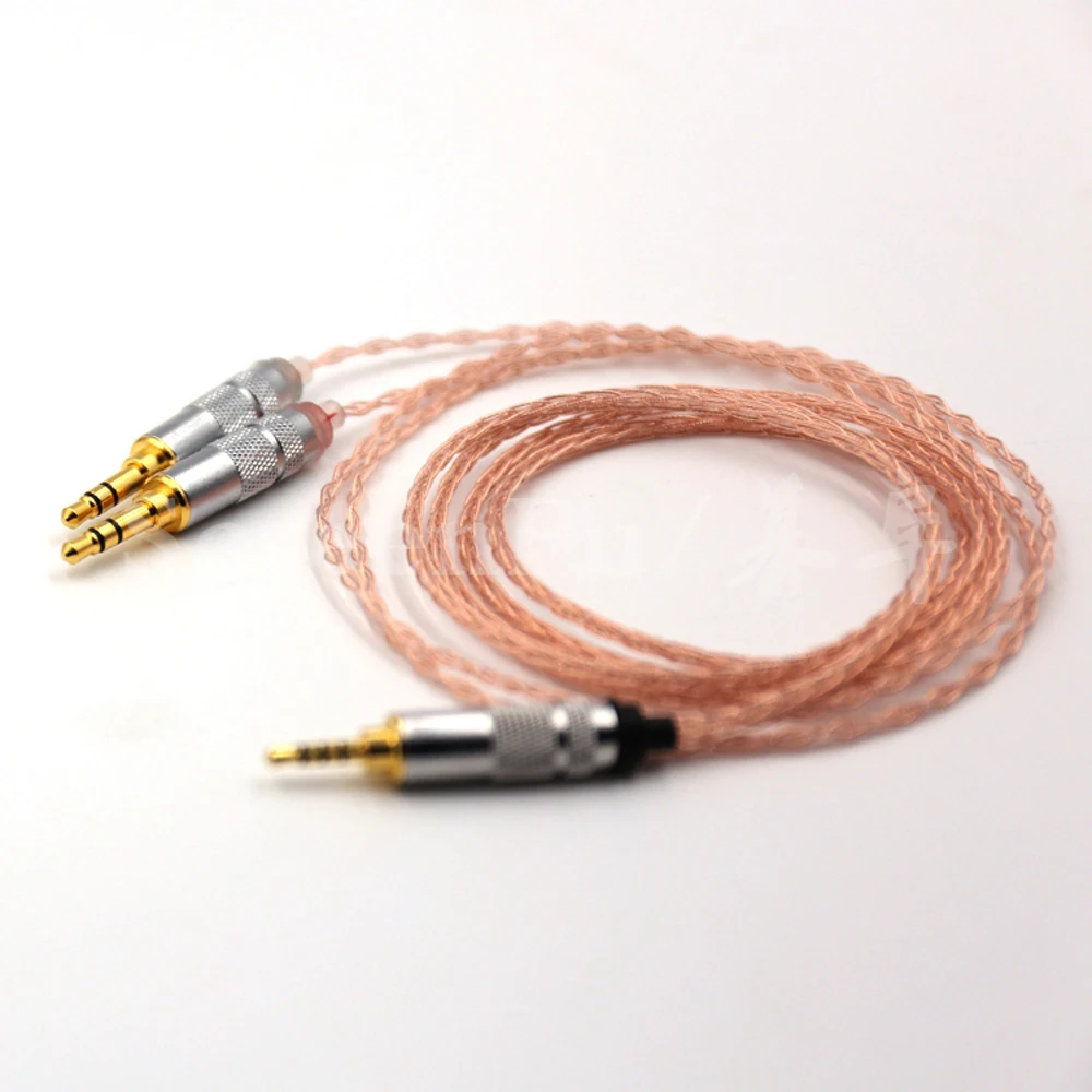 2 5mm TRRS Balanced 8 core Litz braid Headphone Upgrade Cable for MDR Z7 Z7M2 MDR Z1R D600 D7100