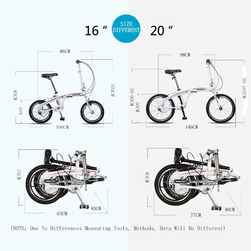 Sale 16/203 1 High Speed and High Precision Axis Non-chain Highway Bicycle Folding Fast Male and Female, Double V 4