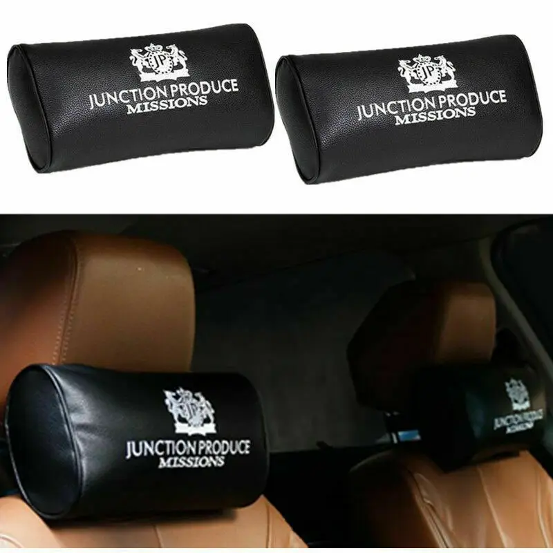 2x JP JUNCTION PRODUCE VIP Style JDM Car Neck Pillow Headrest Rest