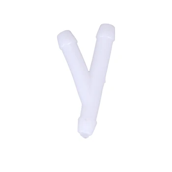 

50Pcs Car Garden Home 6mm Plastic Y Piece Tube Pipe Hose Connector Joiner