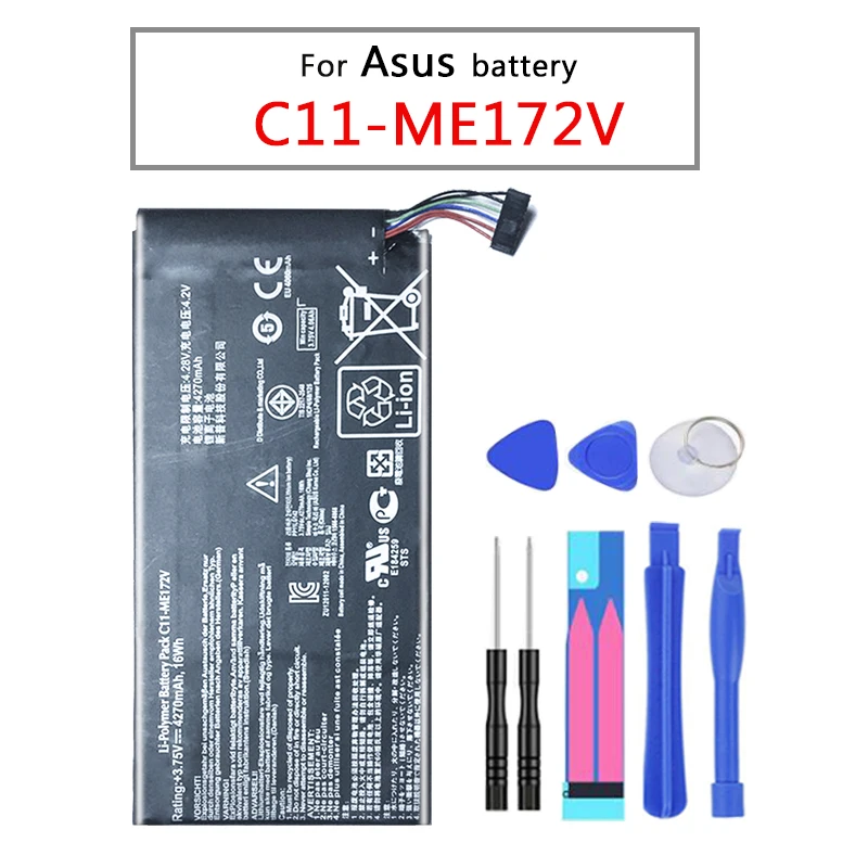 4270 мАч планшет Батарея для ASUS Fonepad блокнот ME172V K004 ME371MG ME371Replacement батареи