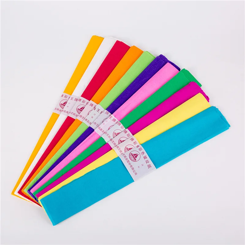 

Color Crease Paper Decorative Flower Children Handmade Basket for Flower Arranging for Making Color Rich Monochrome Color Mixtur
