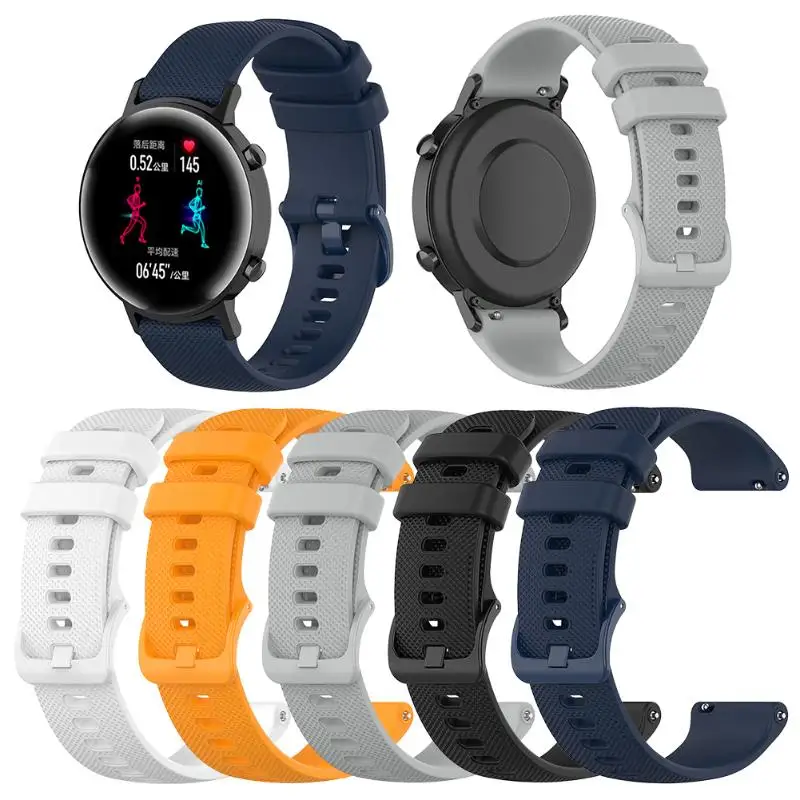 Силиконовый ремешок 20 мм для наручных часов Huawei Honor Magic Watch 2 42 мм|Ремешки часов| |