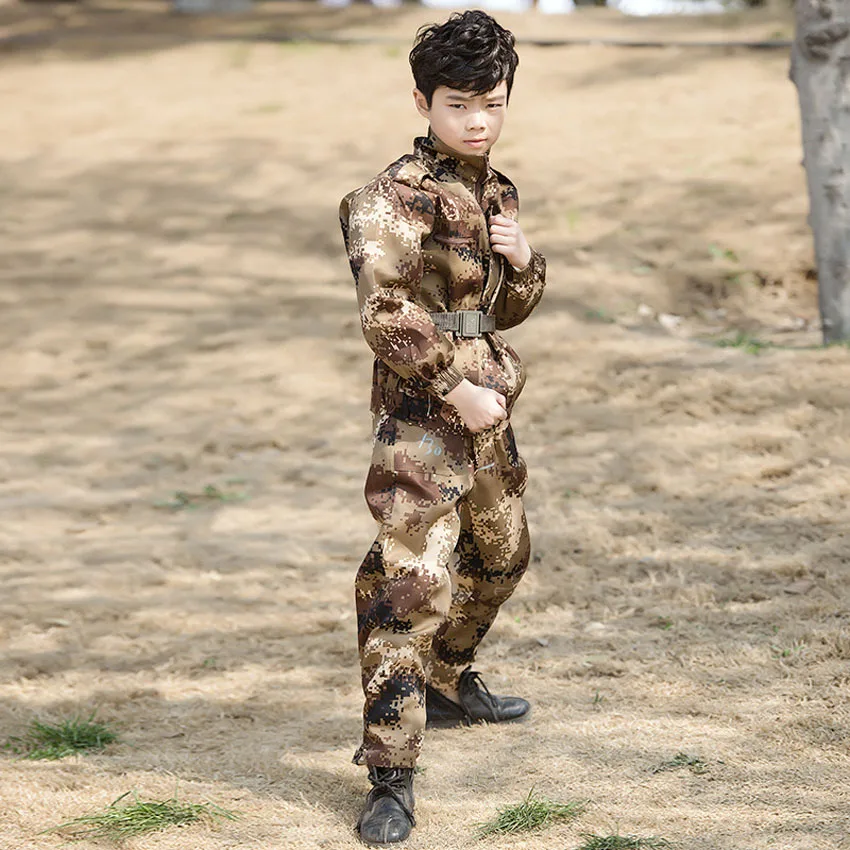 Детский комплект камуфляжной одежды для мальчиков высококачественный армейский