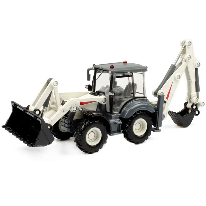 Alloy Diecast Excavator 1:50 4 Wheel Shovel Loader Two-Way Forklift Bulldozer Back Hoe Loader Truck Model For Kids Gift Toys 1 Alloy Diecast Excavator 1:50 4 Wheel Shovel Loader Two-Way Forklift Bulldozer Back Hoe Loader Truck Model For Kids Gift Toys 1