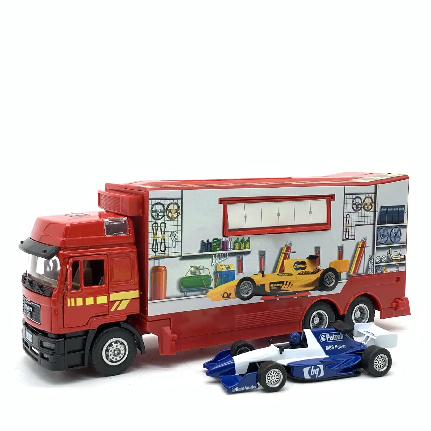 JOYCITY коллекция 1/43 строительные игрушки немецкий человек грузовик с поддержкой