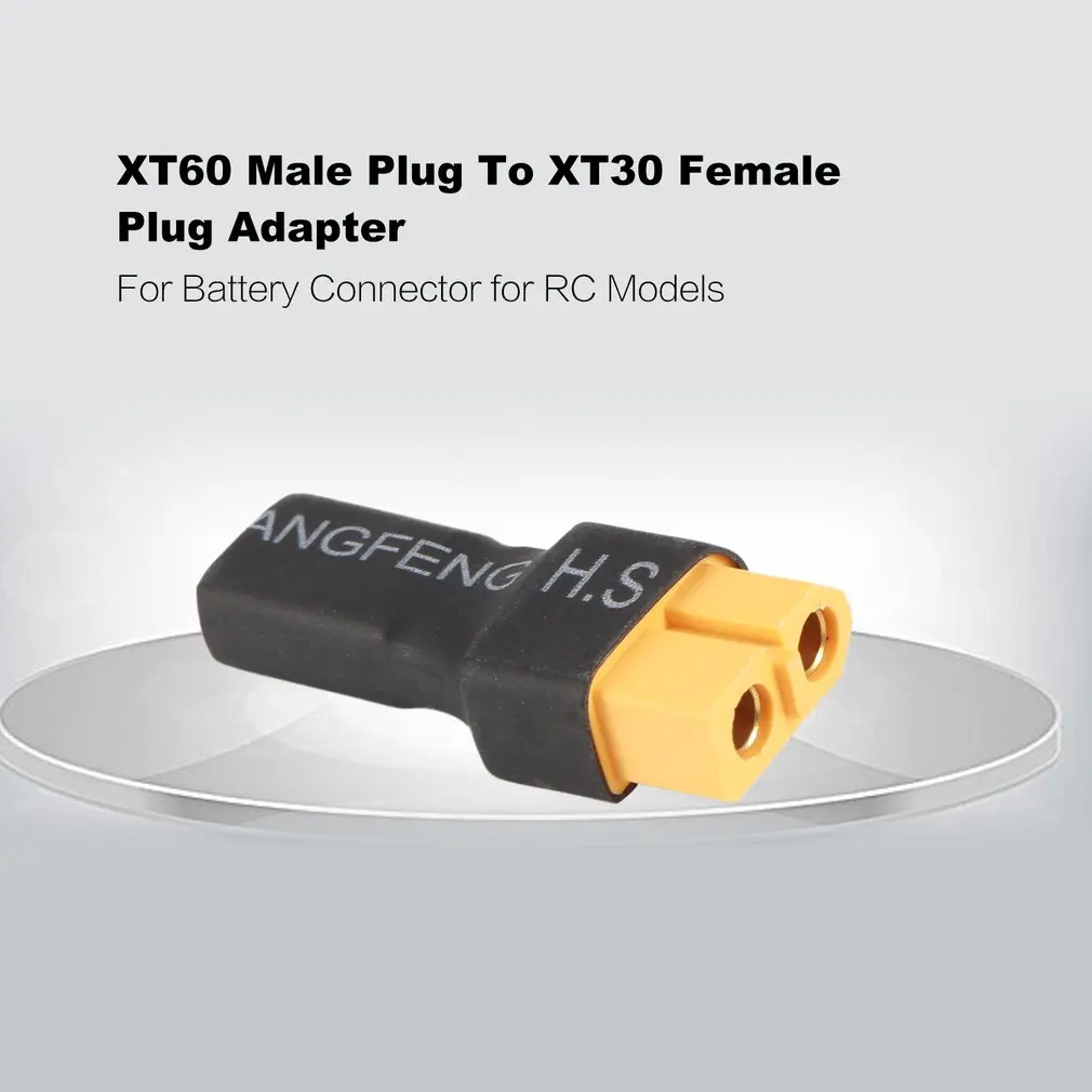 XT60 штекер к XT30 гнездовой штекер Адаптер для Lipo разъем батареи для RC моделей вертолет Дрон Квадрокоптер игрушки запчасти