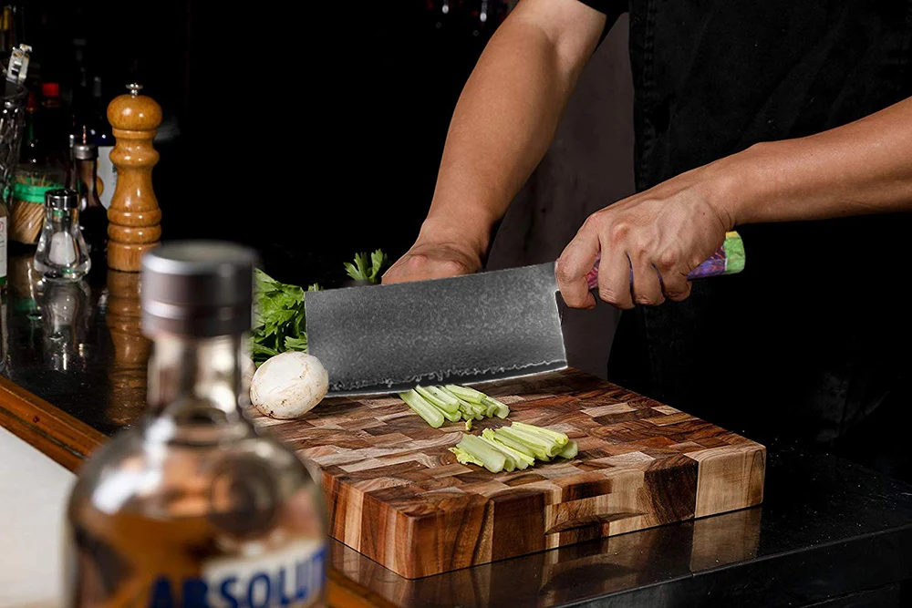 XITUO дамасский кухонный нож стальной 67 слойный китайский нож шеф-повара Острый кухонный топорик пилинг нож для овощей домашний гостиничный кухонная утварь