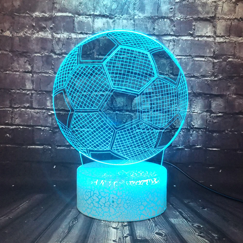 Умный датчик Лава спортивный любовник футбол Ночной светильник серии LED 7 цветов
