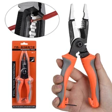

QHTITEC ABS Automatic Cutting Stripper Multifunctional Stripping Tools Terminal Folding Pins 0.2-6.0mm Hand Tool Manual tools