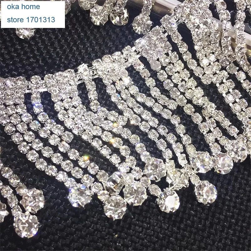 crystal Rhinestone Chain trimming for clothes 6