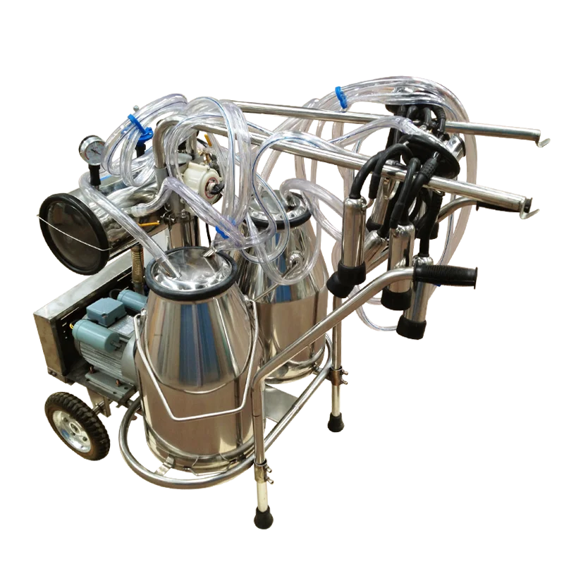 Milking Machine Vacuum Pump Portable Milking Machine with Single/Double