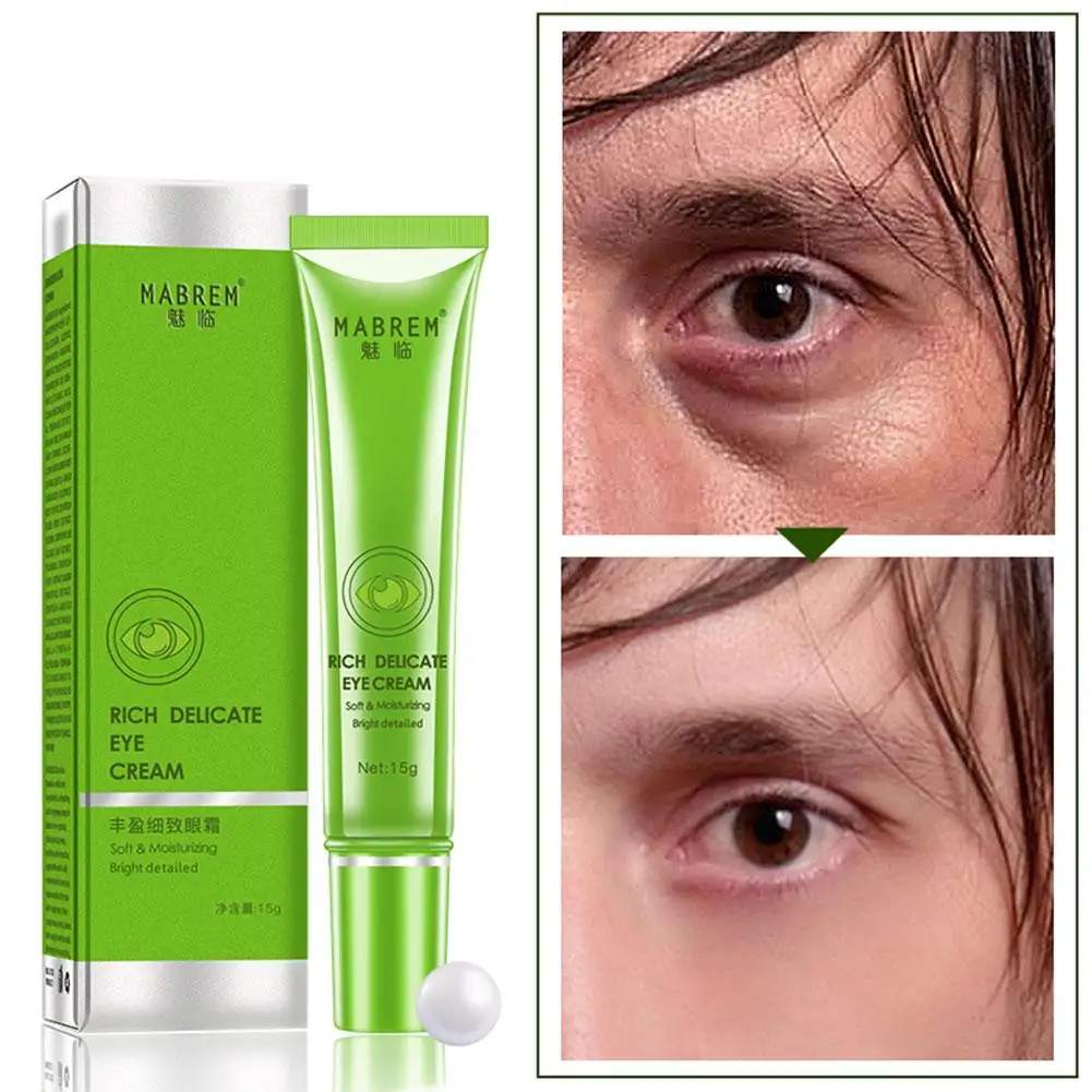 

15G Moisturizing Eye Cream Massager Anti Wrinkle Dark Circles Fine Lines Remover Relieve Eye Fatigue Eye Serum Skin Care