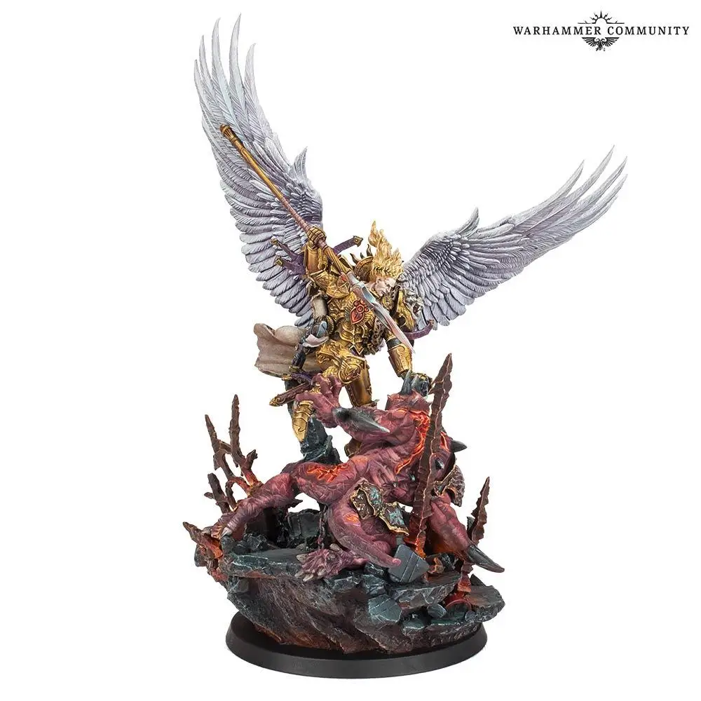 

The source of the war is 40k holy blood, and the source of the angel is St. Gilles Sanguinius.