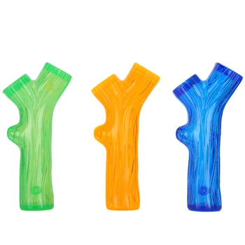 

3 Pcs/Set Branch Shape TPR Dog Biting Toy Pet Molar Cleaning Teeth Squeaky Sound Chew Toy New Style