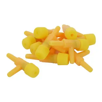 

10x Aquarium Air Line Tubing Fish Tank Oxygen Air Pump Volume Flow Control Valve Color:Yellow