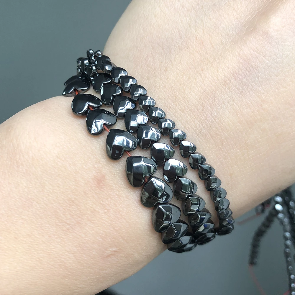 Perline Di Ematite Naturale Beebeecraft: 100 Pezzi Da 4x6mm Per Creare Gioielli Fai Da Te Unici! - 3