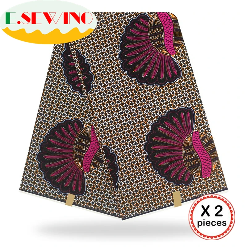 Анкара африканская вощеная ткань принтом 12 ярдов хлопок настоящий голландский воск Гана нигерийский стиль для шитья африканские платья одежда 07