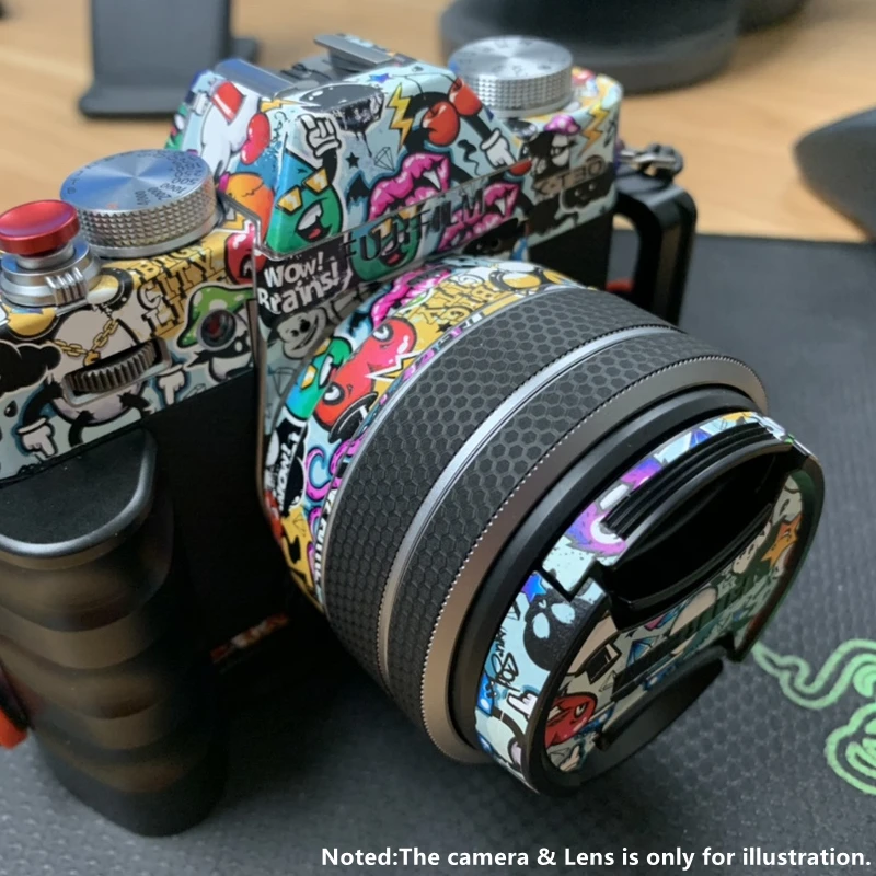 Premium Decal Skin for FUJIFILM Fuji Fujinon XC15-45mmF3.5-5.6 OIS PZ Lens Protector Anti-scratch Cover Film Sticker | Электроника
