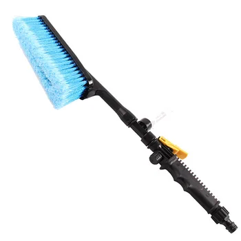 

Car Wash Brush Auto Exterior Retractable Long Handle Water Flow Switch Foam Bottle Car Cleaning Brush