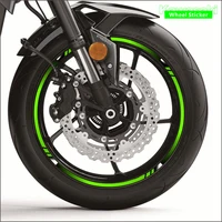 Reflective Wheel Decals Motorcycle Rim Stickers For Kawasaki z650 z800