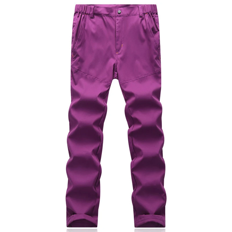 Dark Purple Тянущиеся походные брюки, женские летние дышащие быстросохнущие брюки для кемпинга, скалолазания, женские брюки для рыбалки, треккинга - Цвет: Dark Purple