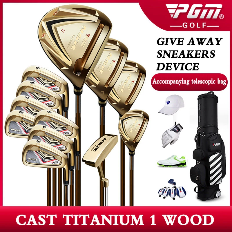 full set of golf clubs