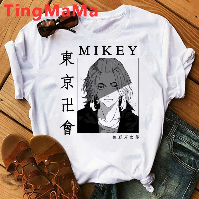 Anime Tokyo Revengers Aesthetic T-Shirt Manjiro Sano Mikey Print