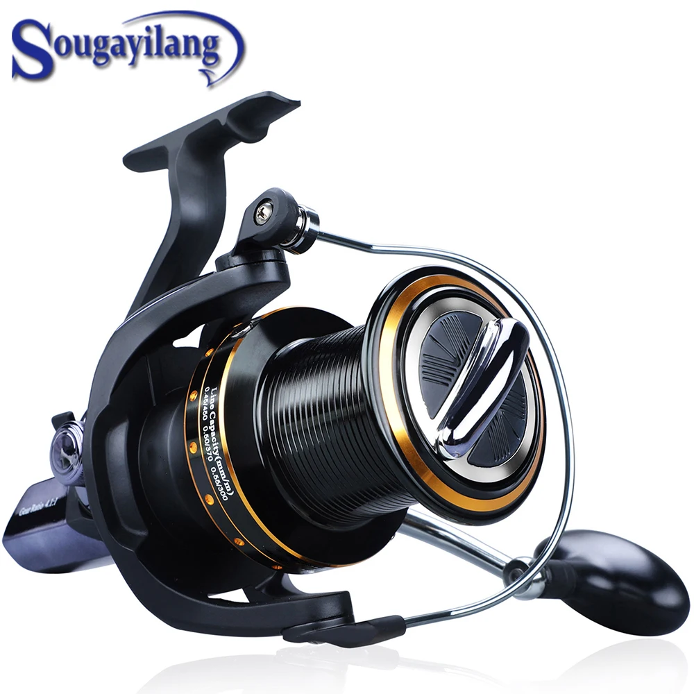 

Sougayilang 13+1BB Carp Fishing Reel Super Strong Carp Fishing Feeder Spinning Wheel Type Fishing Wheel Fishing Tools Pesca