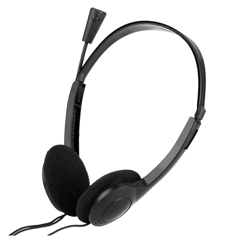 

3.5mm Stereo Noise reduction headset with microphone Adjustable headband phone headset for call center office customer service
